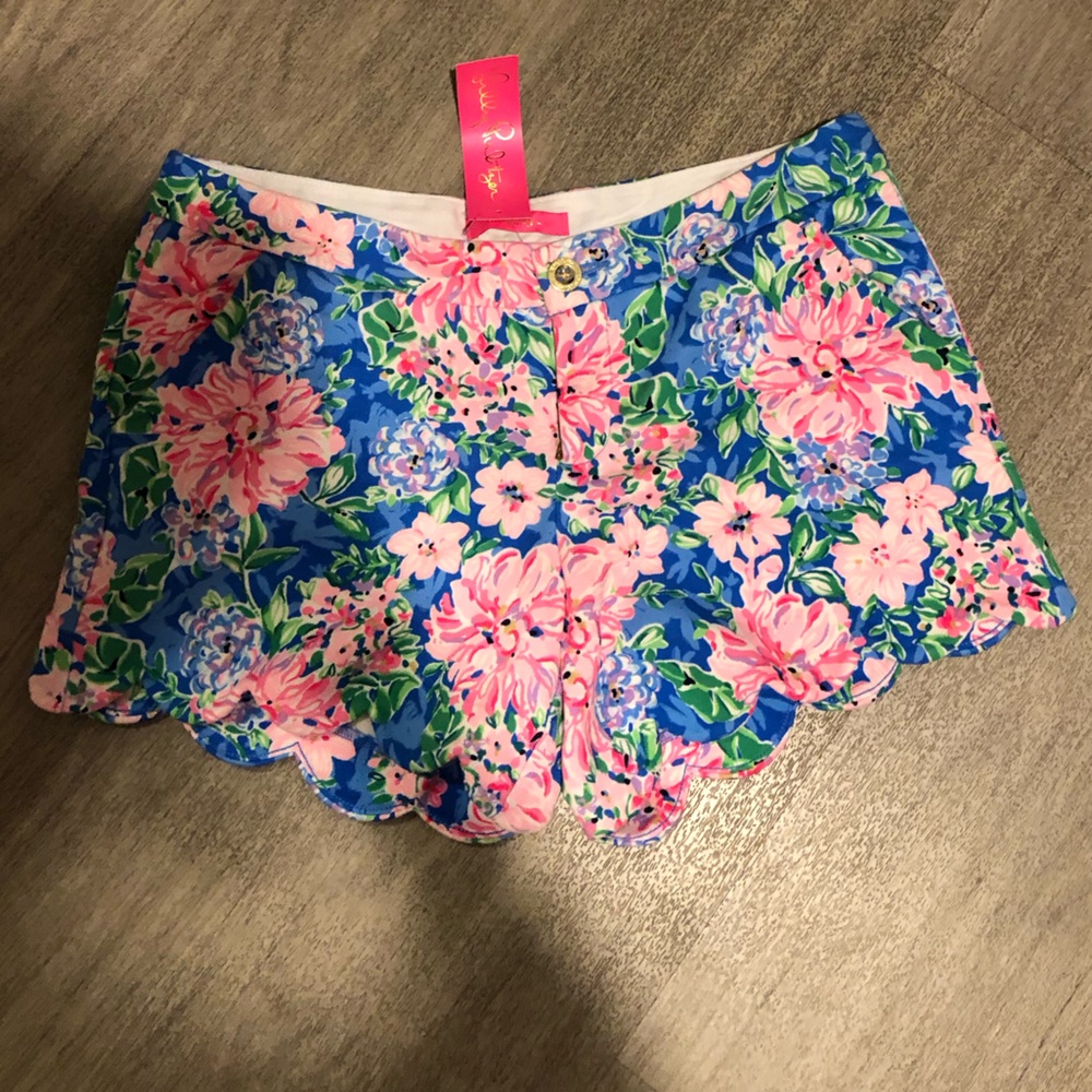 New Lilly Pulitzer buttercup knit shorts size 8 Spring on my step